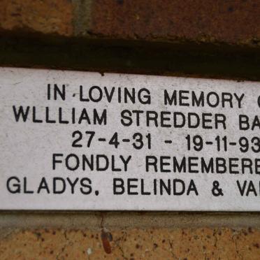 BARRATT William Stredder 1931-1993