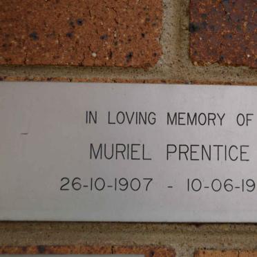 PRENTICE Muriel 1907-1995