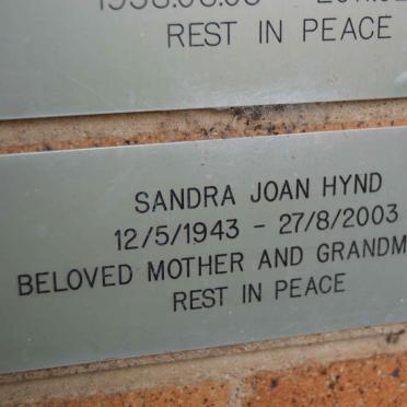 HYND Sandra Joan 1943-2003