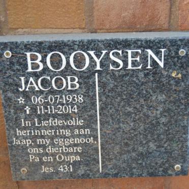 BOOYSEN Jacob 1938-2014