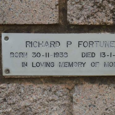 FORTUNE Richard P. 1938-1998