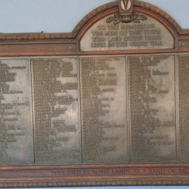 Gauteng, BENONI, Benoni Municipal offices, Great War Memorial