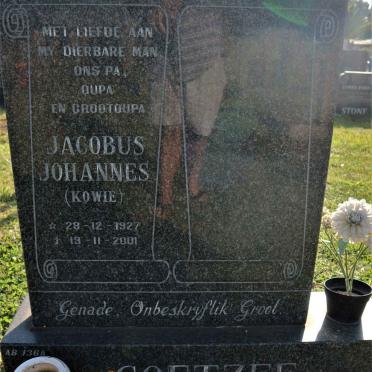 COETZEE Jacobus Johannes 1927-2001