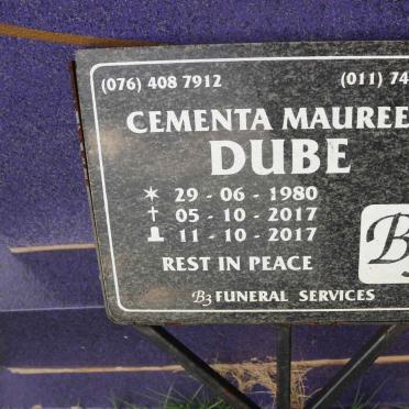 DUBE Cementa Maureen 1980-2017