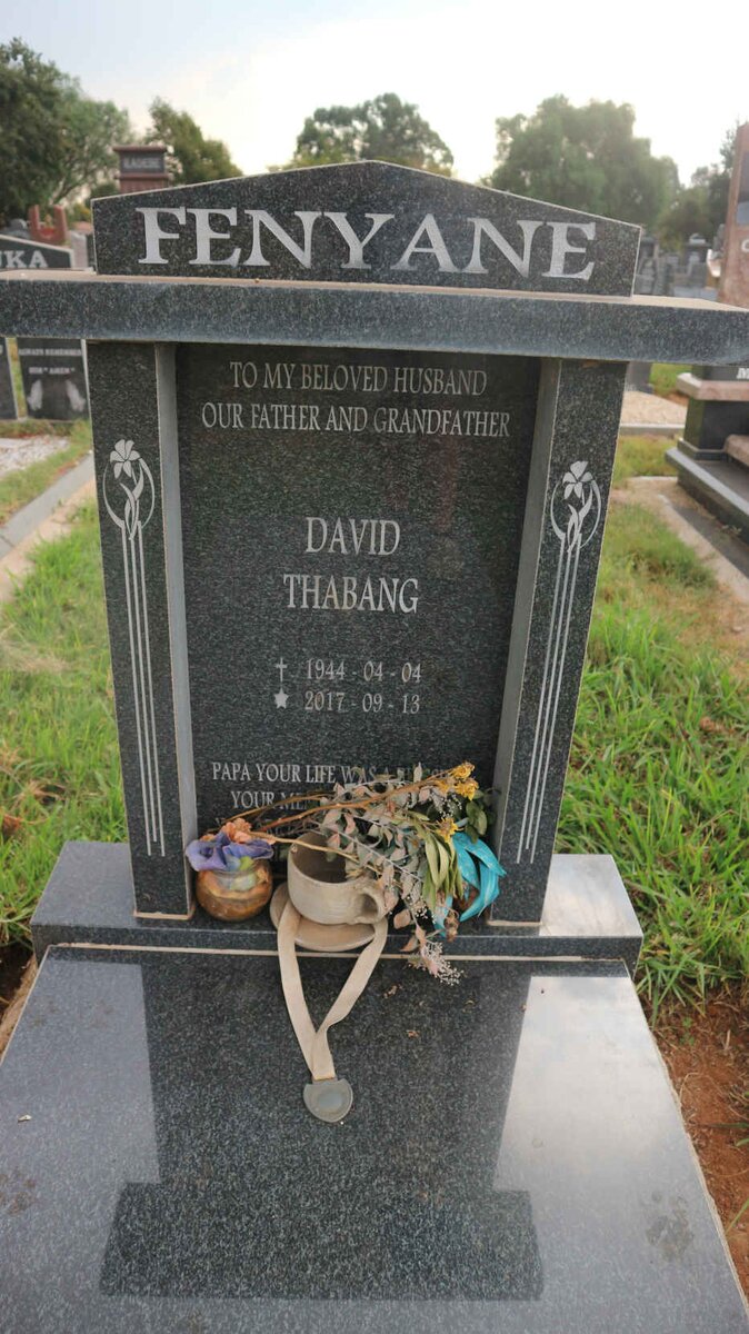 FENYANE David Thabang 1944-2017