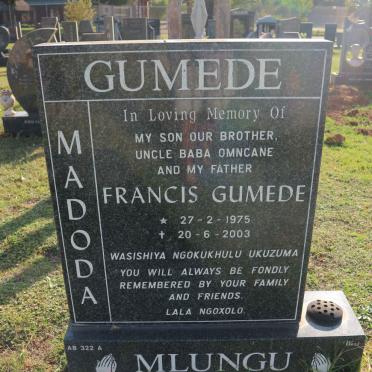 GUMEDI Francis 1975-2003