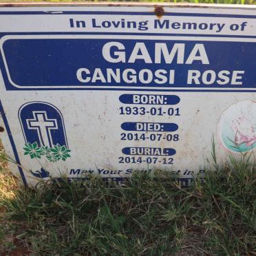 GAMA Cangosi Rose 1933-2014