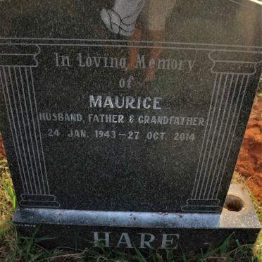 HARE Maurice 1943-2014