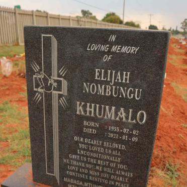 KHUMALO Elijah Nombungu 1955-2021