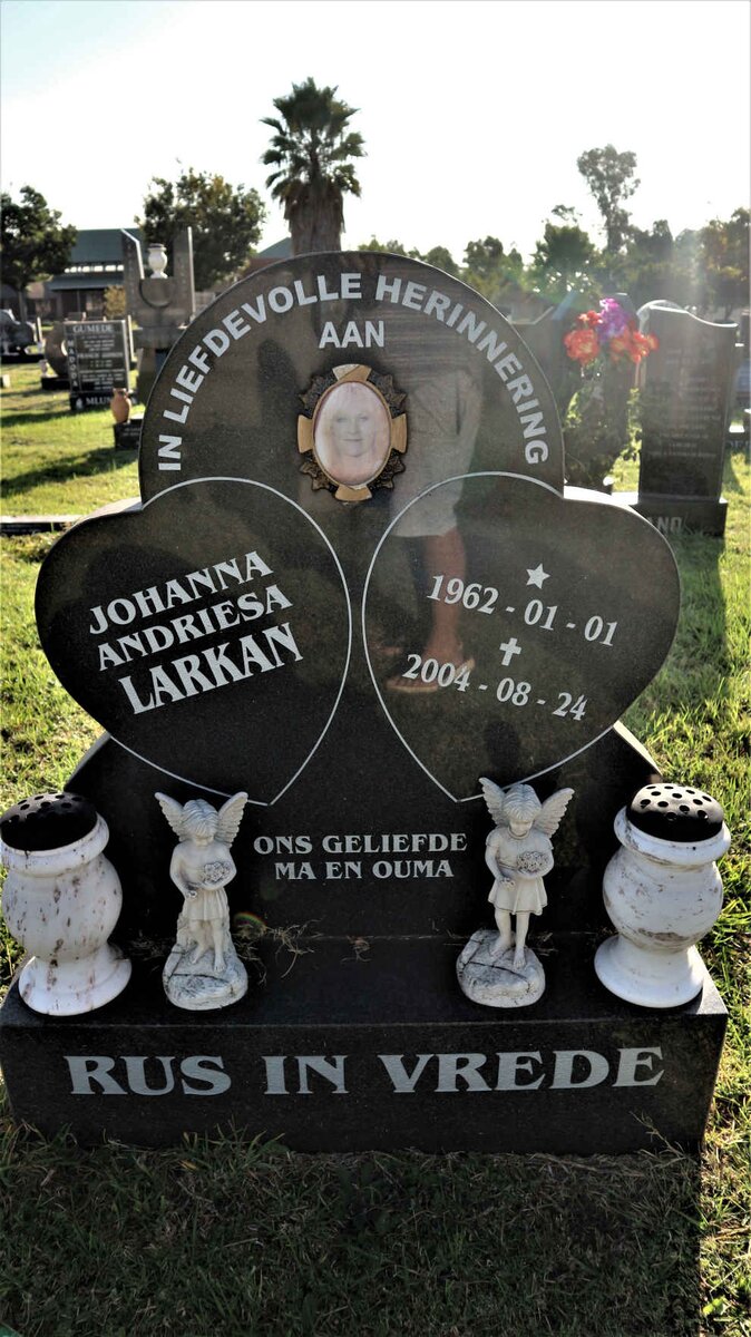 LARKAN Johanna Andriesa 1962-2004