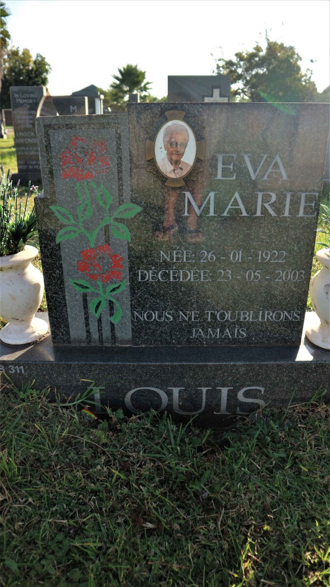 LOUIS Eva Marie 1922-2003