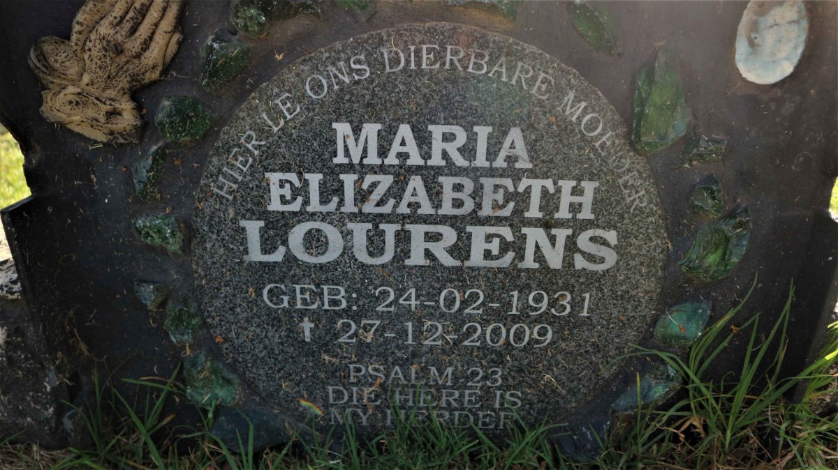 LOURENS Maria Elizabeth 1931-2009
