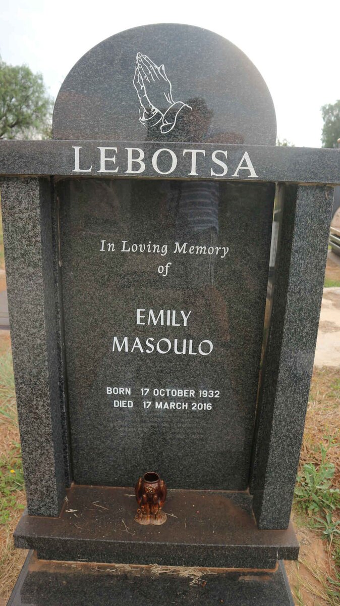 LEBOTSA Emily Masoulo 1932-2016