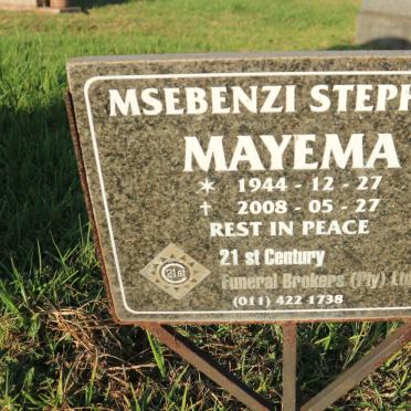 MAYEMA Msebenzi Stephen 1944-2008