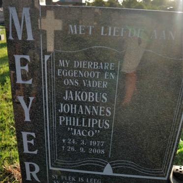MEYER Jakobus Johannes Phillipus 1977-2008
