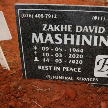 MASHININI Zakhe David 1964-2020