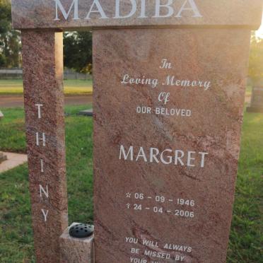 MADIBA Margret Thiny 1946-2006
