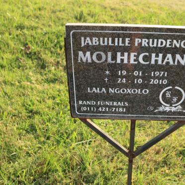 MOLHECHANE Jabulile Prudence 1971-2010