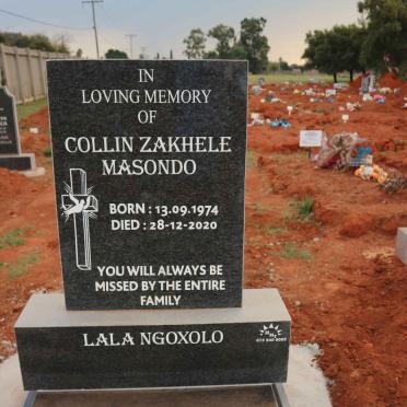 MASONDO Collin Zakhele 1974-2020