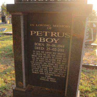 MAZIBUKO Petrus Boy 1944-2011