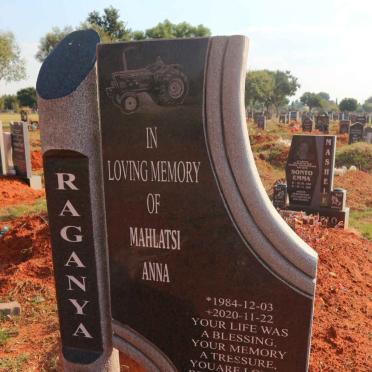 MASHEGO Mahlatsi Anna 1984-2020