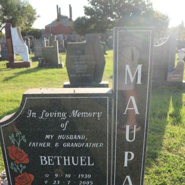 MAUPA Bethuel 1930-2005
