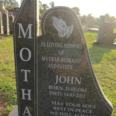 MOTHA John 1961-2012