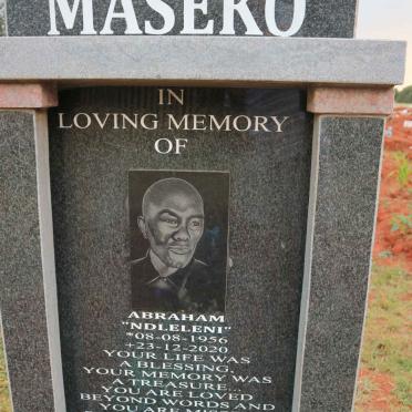MASEKO Abraham 1956-2020