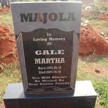 MAJOLA Gale Martha 1955-2020