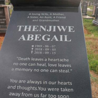 MTHEMBU Thenjiwe Abegail 1969-2018