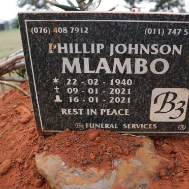MLAMBO Phillip Johnson 1940-2021