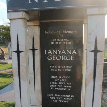 NTULI Fanyana George 1937-2001