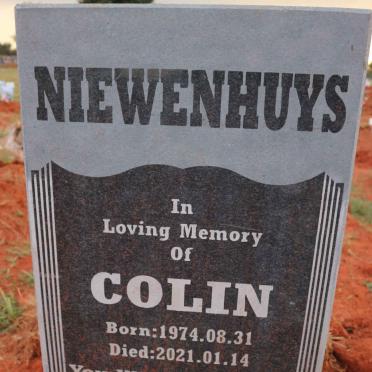 NIEWENHUYS Colin 1974-2021