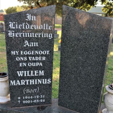 NIEKERK Willem Marthinus, van 1944-2001