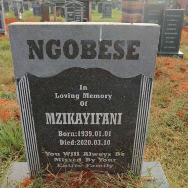 NGOBESE Mzikayifani 1939-2020