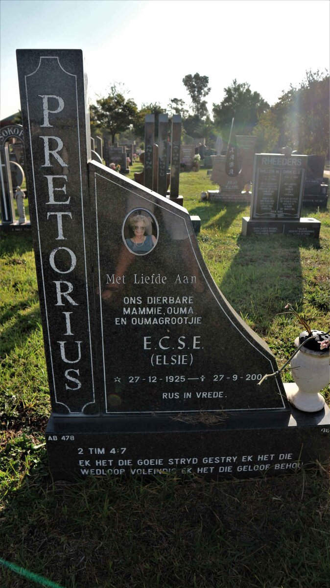 PRETORIUS E.C.S.E. 1925-2004