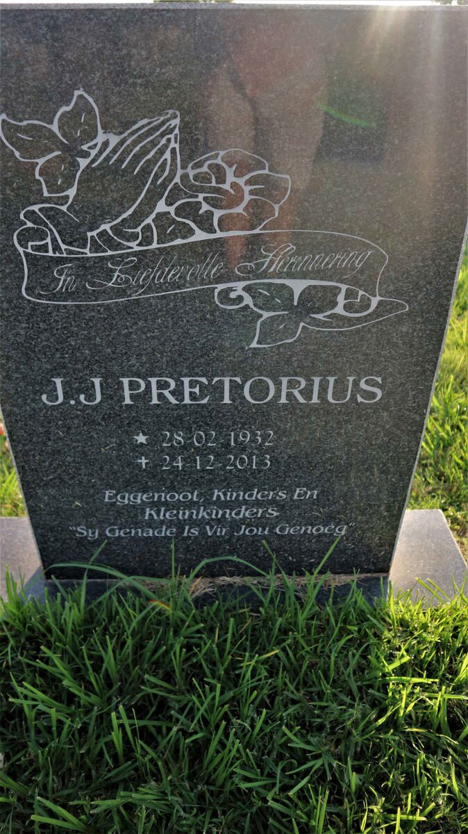PRETORIUS J.J. 1932-2013