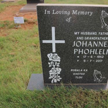 PHOHLELI Johannes 1952-2017