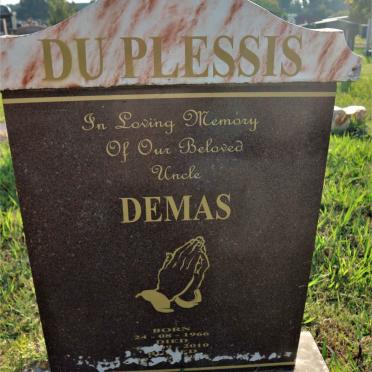 PLESSIS Demas, du 1966-2010