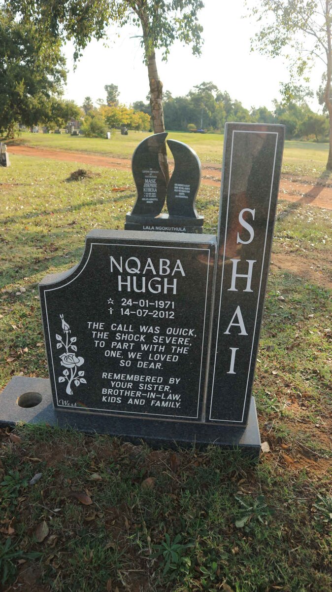 SHAI Nqaba Hugh 1971-2012