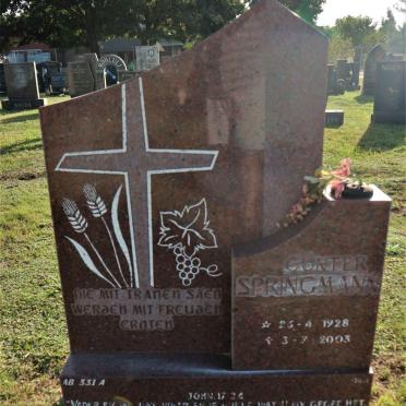 SPRINGMANN Gunter 1928-2003