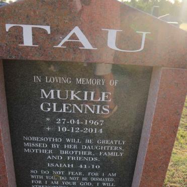 TAU Mukile Glennis 1967-2014