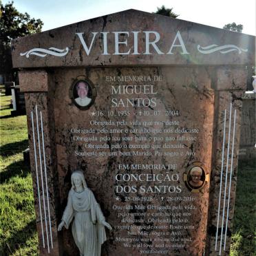 VIEIRA Miguel Santos 1935-2004 &amp; Conceicao dos Santos 1928-2016