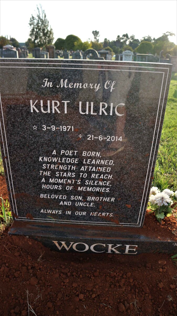 WOCKE Kurt Ulric 1971-2014
