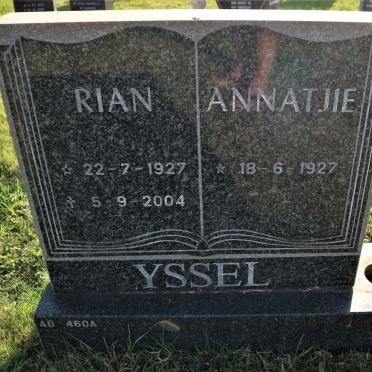 YSSEL Rian 1927-2004 &amp; Annatjie 1927-