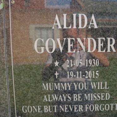 GOVENDER Alida 1930-2015
