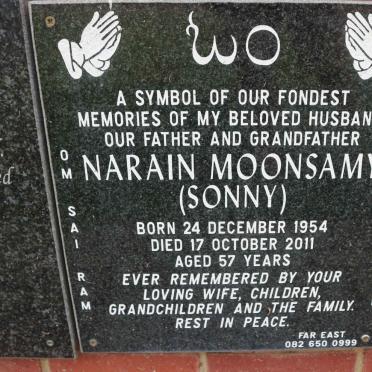 MOONSAMY Narain 1954-2011