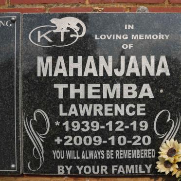 MAHANJANA Themba Lawrence 1939-2009