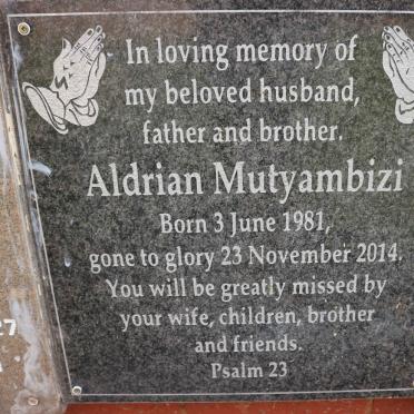 MUTYAMBIZI Aldrian 1981-2014