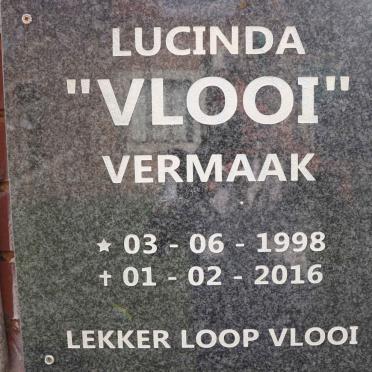 VERMAAK Lucinda 1998-2016